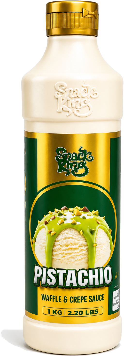 Snack King pistachio waffle & crepe sauce 1 kg squeeze bottle