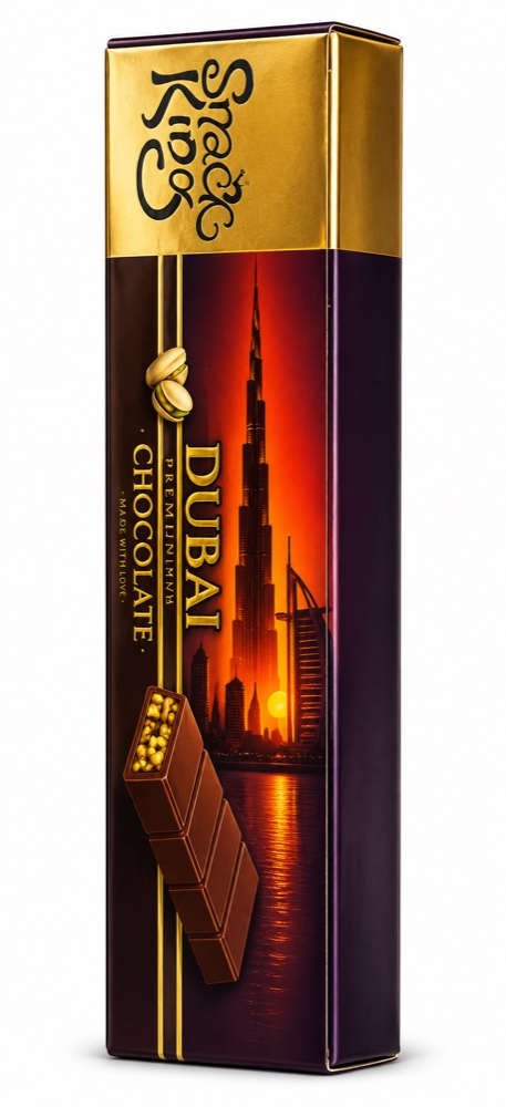 Snack King Dubai Kunafa & Pistachio Chocolate bar, 45 g