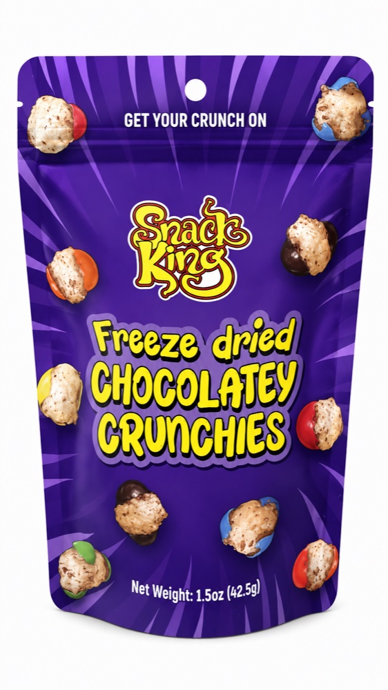 Freeze Dried Chocolatey Crunchies 1.5oz