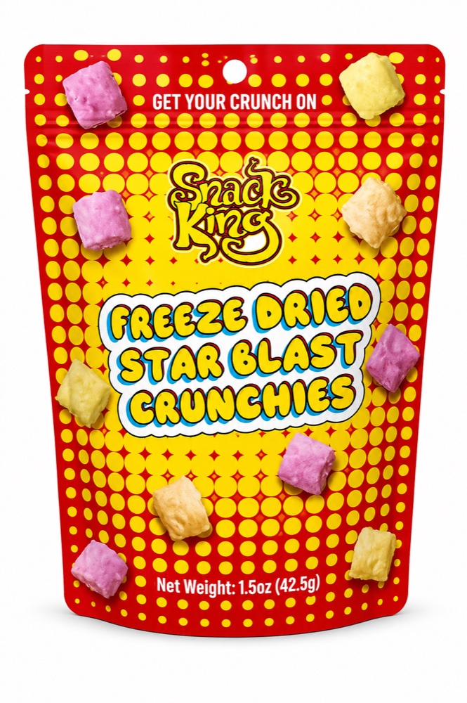 Freeze Dried Star Blast Crunchies 1.5oz