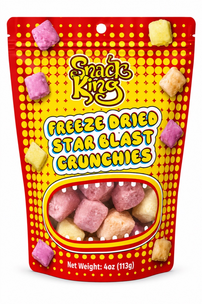 Freeze Dried Star Blast Crunchers 4oz