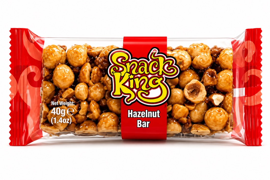 Snack King Hazelnut Bar, 40 g