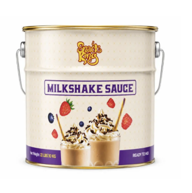 Snack King Milkshake Sauce 22 lbs / 10 kg bucket